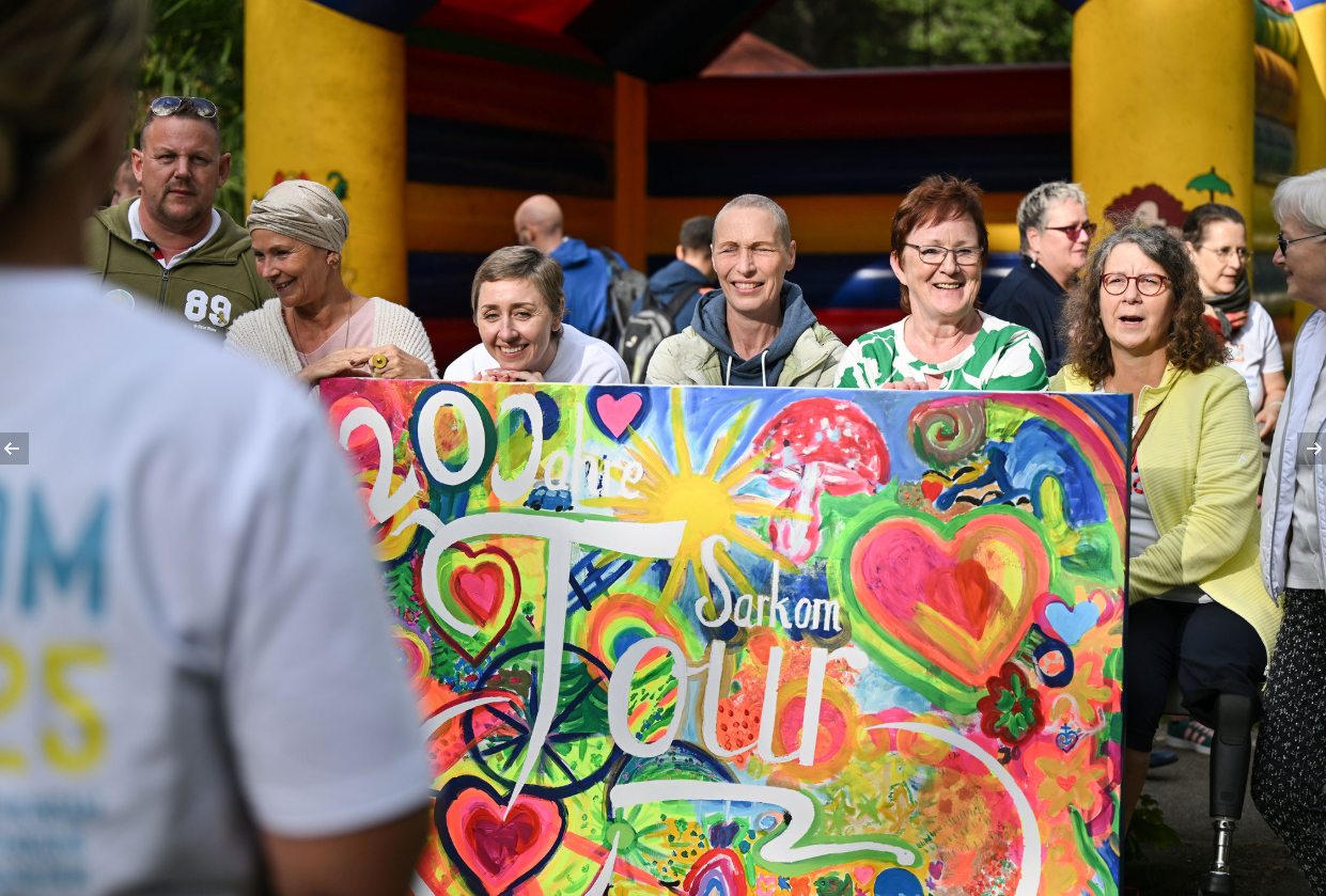 Sarkomtour gemaltes Bild