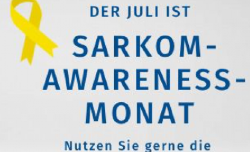 Juli ist Sarkom-Awareness-Monat