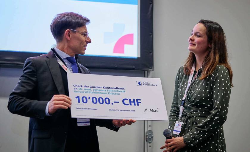 GIST-Gruppe Schweiz hat den diesjährigen GIST-Preis an Dr. Johanna Falkenhorst (UK Essen) verliehen